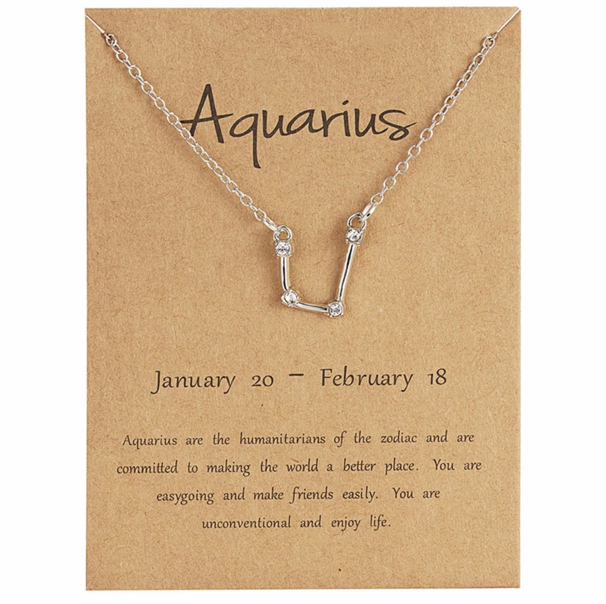 Aquarius Necklace (January 20 - February 18)