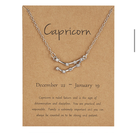 Capricorn Necklace ( December 22 - January 19 )